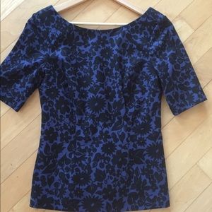 Boden brocade v-back top
